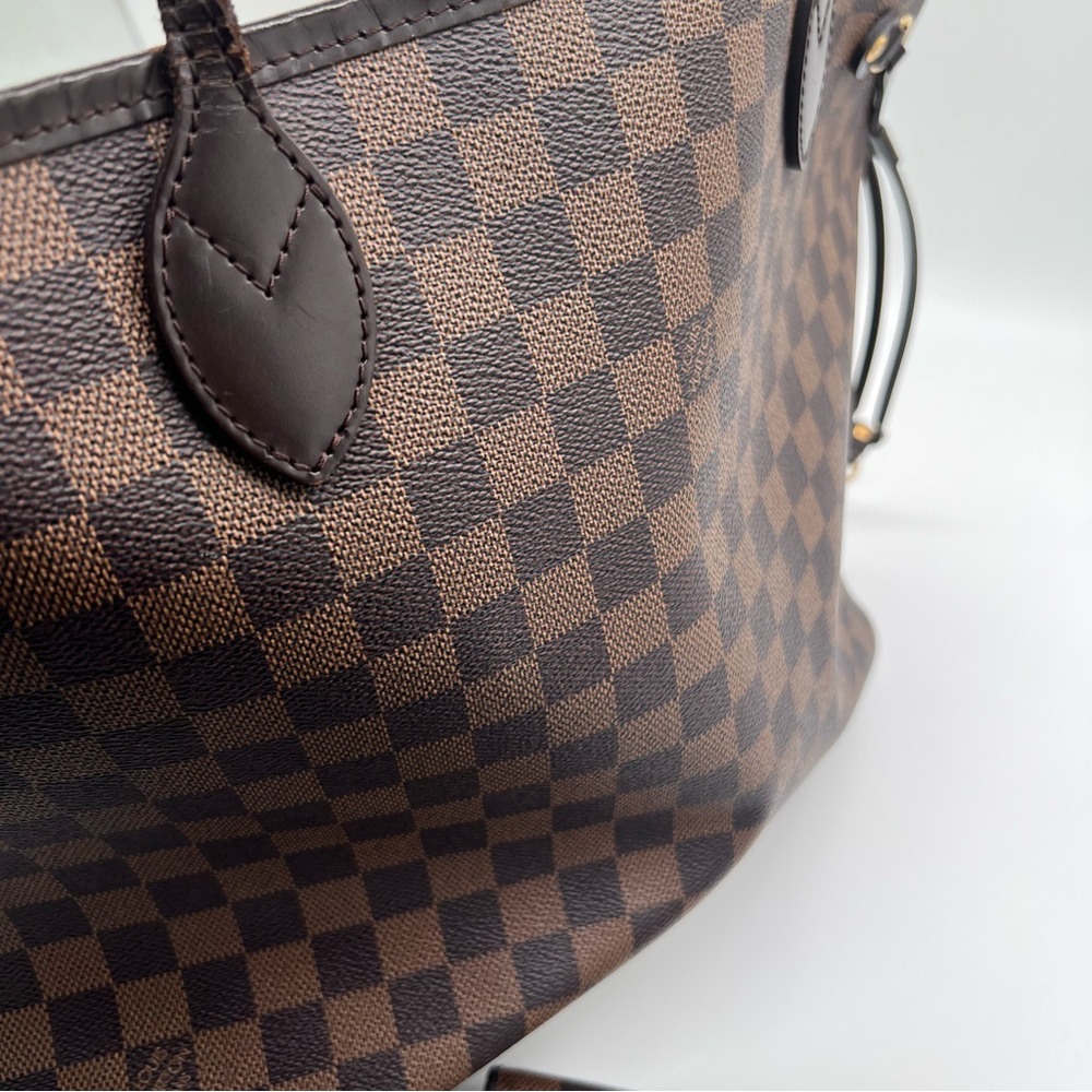 Louis Vuitton Brown Checkered Bag and Wallet Set - Picture 11 of 15